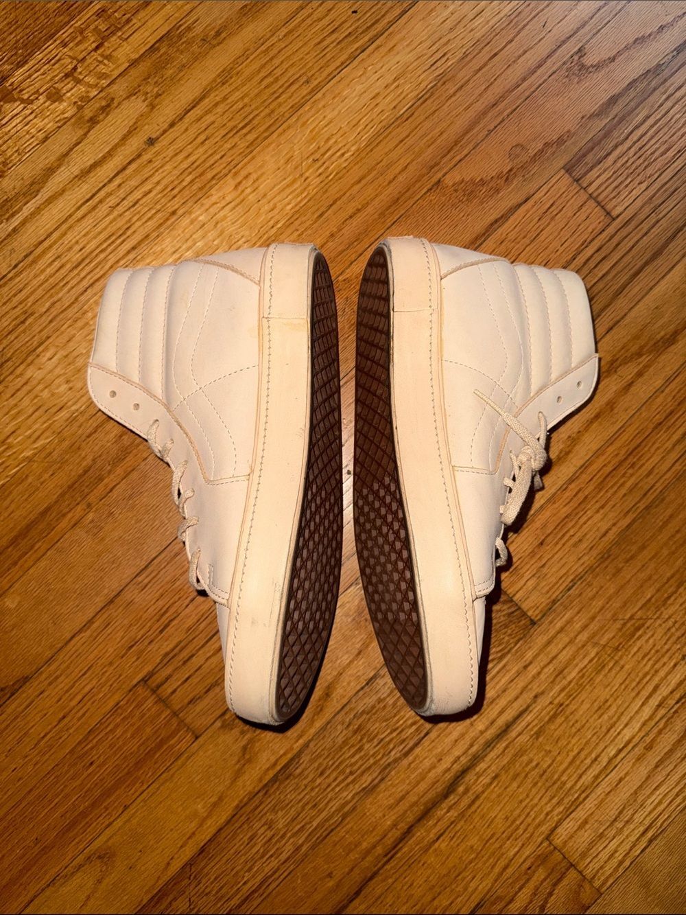 Vans Vivienne Westwood Sk8 Hi Beige High-Top Sneakers 7.5 Men = 9 Women - Picture 5 of 8